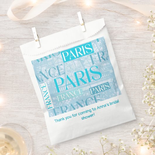 Parijs  bedankzakje (Geknipt)
