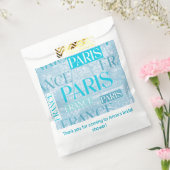 Parijs  bedankzakje (Gezegeld)