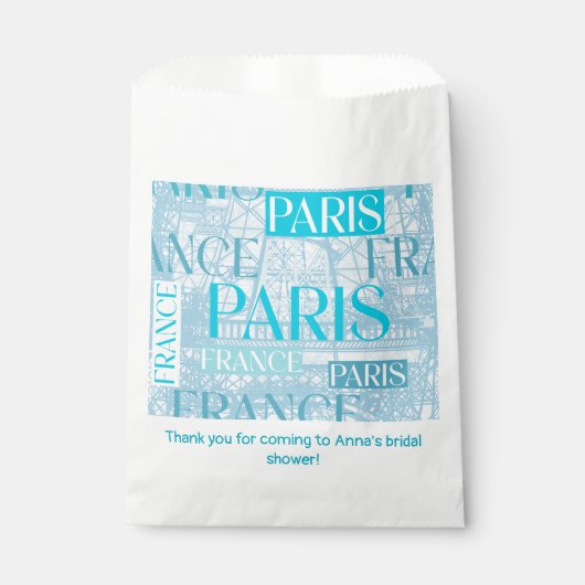 Parijs  bedankzakje (Voorkant)