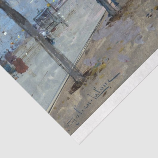 Parijs Belle Epoque Tissue Paper Tissuepapier (Detail)