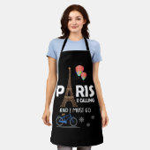 Parijs belt en ik moet naar Frankrijk Schort (Gedragen)