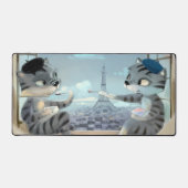 Parijs bij Day Desk Mat (Voorkant)