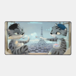 Parijs bij Day Desk Mat
