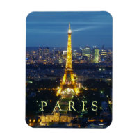 Parijs bij nacht - Eiffeltoren magneet