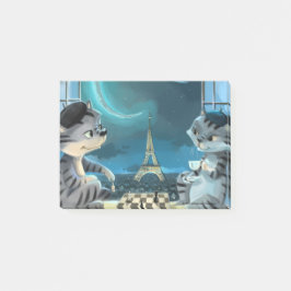 Parijs bij nacht Noten 4 "x 3" Post-it® Notes