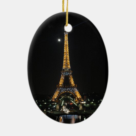 Parijs bij Night Ornament (Achterkant)