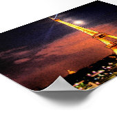 Parijs bij Night Poster (Hoek)