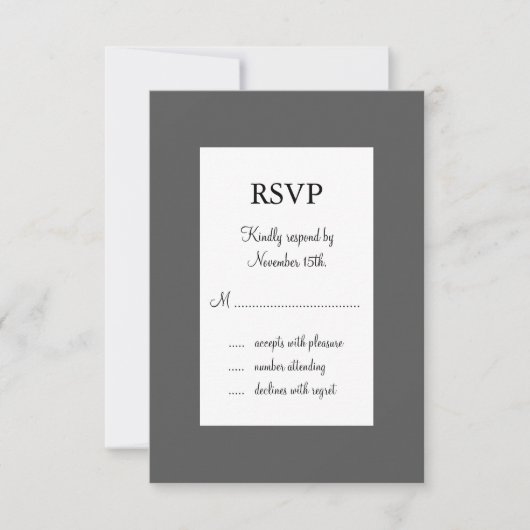 Parijs bij Night RSVP Kaartje (Voorkant)