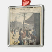 Parijs bij Six O'Clock in the Morning Metalen Ornament (Links)