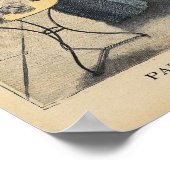 Parijs bij Six O'Clock in the Morning Poster (Hoek)