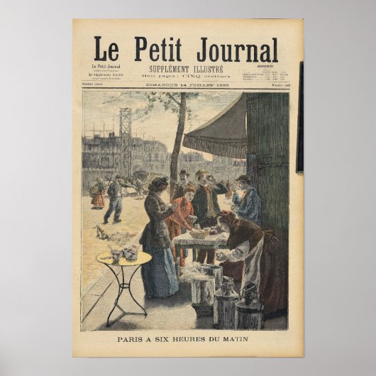 Parijs bij Six O'Clock in the Morning Poster (Voorkant)