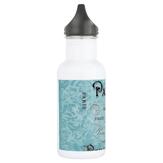 Parijs | Blauwe Damask Waterfles (Links)