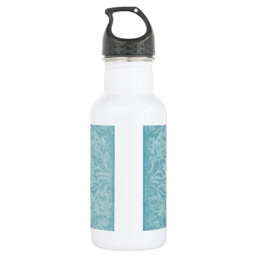 Parijs | Blauwe Damask Waterfles (Achterkant)