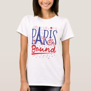 Parijs Bond French Vacation Travel T-shirt