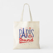 Parijs Bond French Vacation Travel Tote Bag (Achterkant)