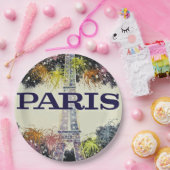 Parijs: Bord Poster Papier (Feest)