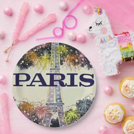 Parijs: Bord Poster Papier (Feest)