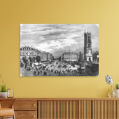 Parijs, Boulevard de Sebastopol Canvas Afdruk (Insitu (Woonkamer))