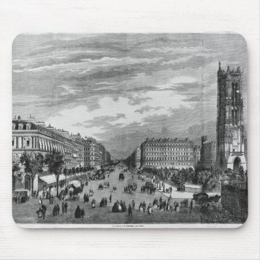 Parijs, Boulevard de Sebastopol Muismat (Voorkant)