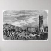 Parijs, Boulevard de Sebastopol Poster (Voorkant)