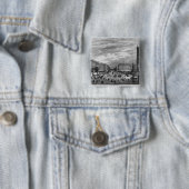 Parijs, Boulevard de Sebastopol Vierkante Button 5,1 Cm (In situ)