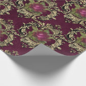 Parijs-Bourgogne-Roos Cadeaupapier (Hoek)