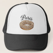 Parijs Brest Choux gebak Franse patisserie Frankri Trucker Pet (Voorkant)