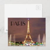 Parijs Briefkaart (Voorkant / Achterkant)