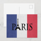 Parijs Briefkaart (Voorkant / Achterkant)