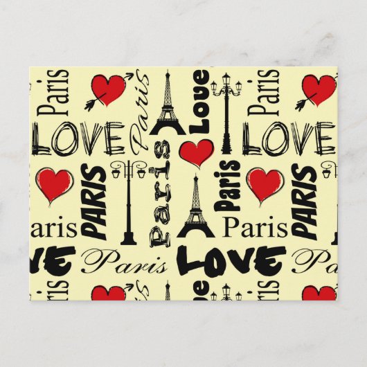 Parijs Briefkaart (Voorkant)