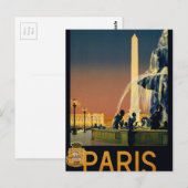 Parijs Briefkaart (Voorkant / Achterkant)