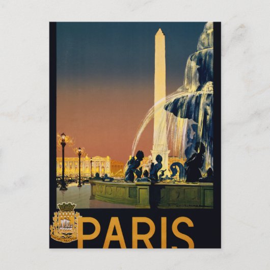 Parijs Briefkaart (Voorkant)