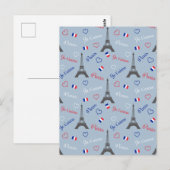 Parijs Briefkaart (Voorkant / Achterkant)