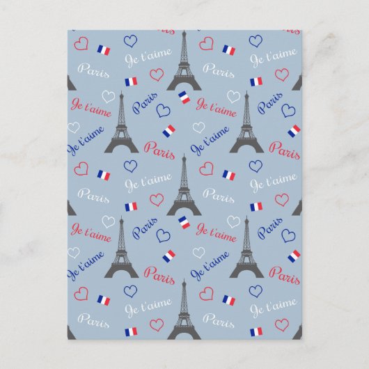 Parijs Briefkaart (Voorkant)