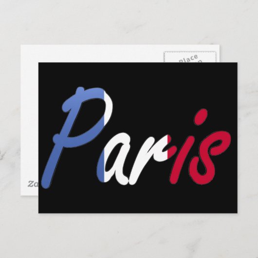 Parijs Briefkaart (Voorkant / Achterkant)