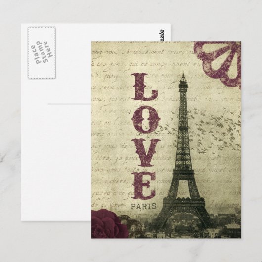  Parijs Briefkaart (Voorkant / Achterkant)