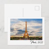 Parijs Briefkaart (Voorkant / Achterkant)