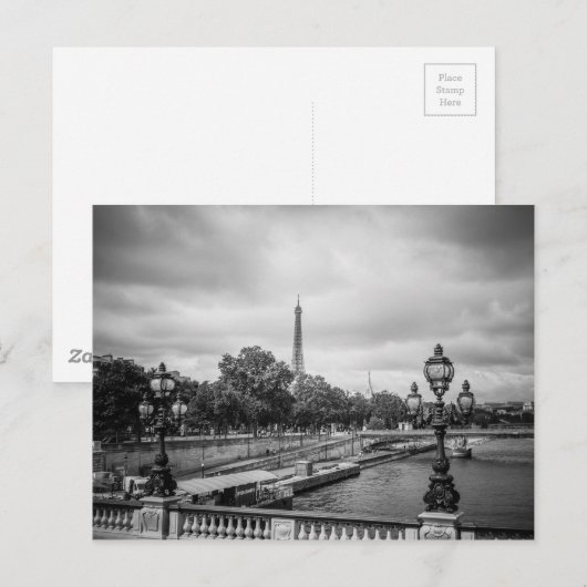 Parijs Briefkaart (Voorkant / Achterkant)