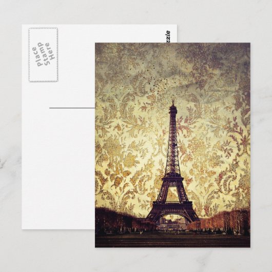 Parijs Briefkaart (Voorkant / Achterkant)