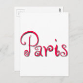 Parijs Briefkaart (Voorkant / Achterkant)