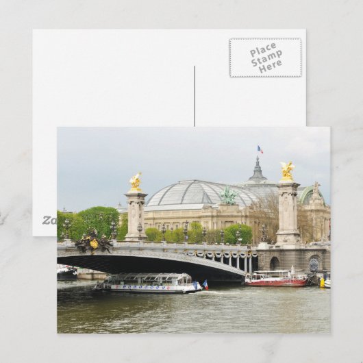 Parijs Briefkaart (Voorkant / Achterkant)