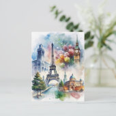 Parijs Briefkaart (Staand voorkant)