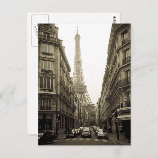 Parijs Briefkaart (Voorkant / Achterkant)