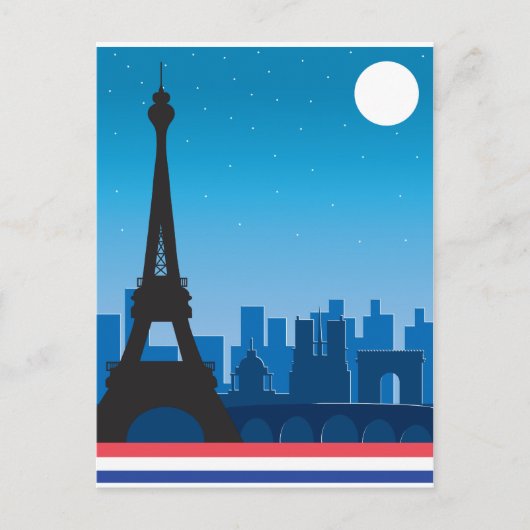 Parijs Briefkaart (Voorkant)