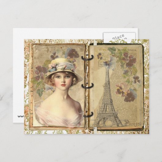 Parijs Briefkaart (Voorkant / Achterkant)
