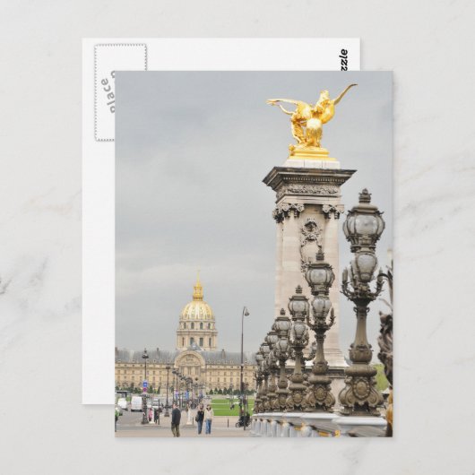 Parijs Briefkaart (Voorkant / Achterkant)