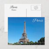 Parijs Briefkaart (Voorkant / Achterkant)
