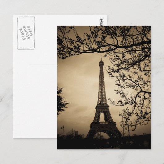 Parijs Briefkaart (Voorkant / Achterkant)