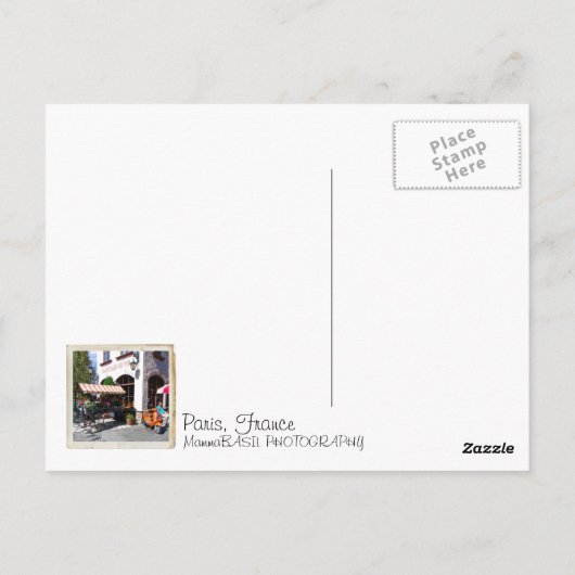 Parijs Briefkaart! Briefkaart (Achterkant)