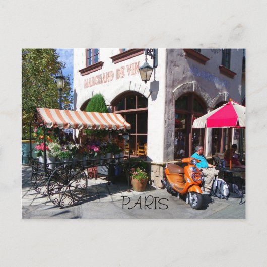 Parijs Briefkaart! Briefkaart (Voorkant)